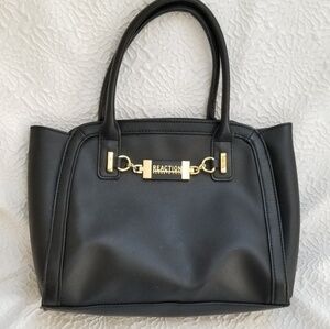 Reaction Kenneth Cole faux black tote